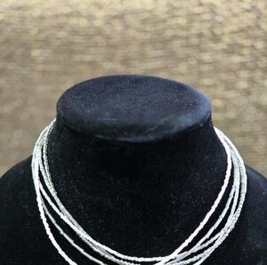 Maurices Silver & Light Pink Layered Necklace